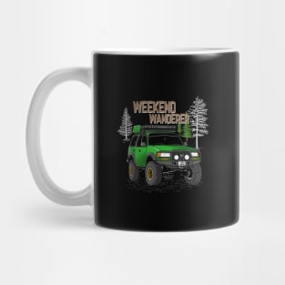 Toyota Land Cruiser Weekend Wanderer - Green Toyota Land Cruiser for Outdoor Enthusiasts Mug